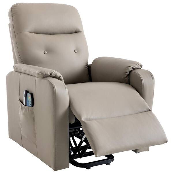 AVAWING Power Lift Recliner Chair for Elderly, Microfiber/Leather