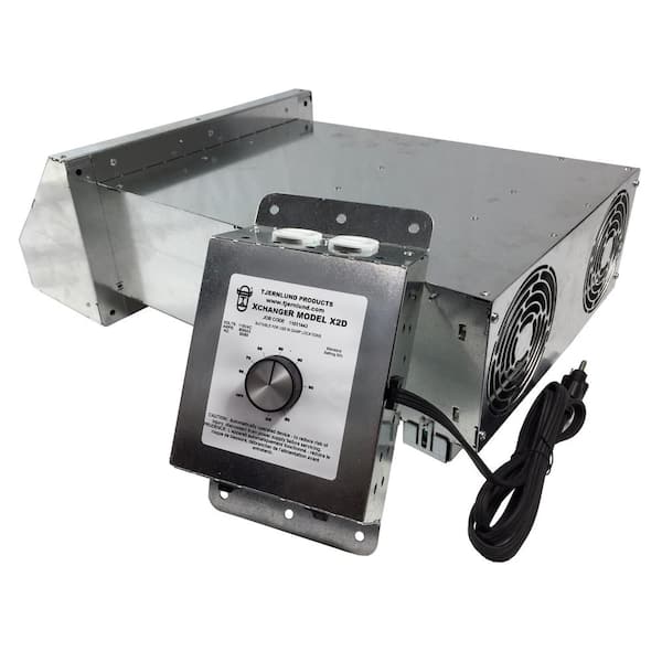 Unbranded Xchanger 12 in. 2-Speed Reversible Basement Fan with Automatic Humidity Controller