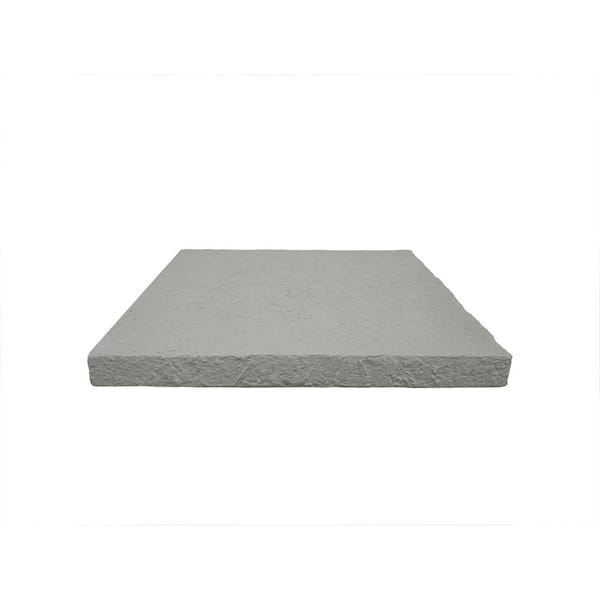 23 in. x 23 in. Northern Slate Faux Stone Flat Column Cap Siding