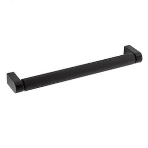 Kent Knurled 7 in. (178 mm) Center-to-Center Matte Black Bar Pull (5-Pack)