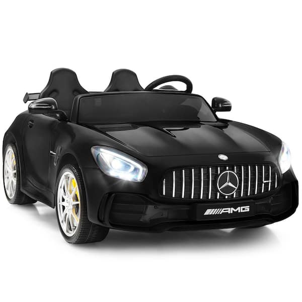 Costway 2 Seater 12-Volt Kids Ride On Car Mercedes Benz AMG GTR Black