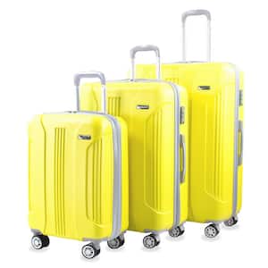 Denali S 3-Piece Yellow Anti-Theft TSA Luggage Set