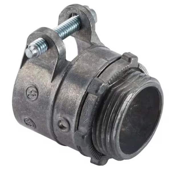 Commercial Electric 1-1/4 in. Flexible Metal Conduit (FMC) Squeeze Connector