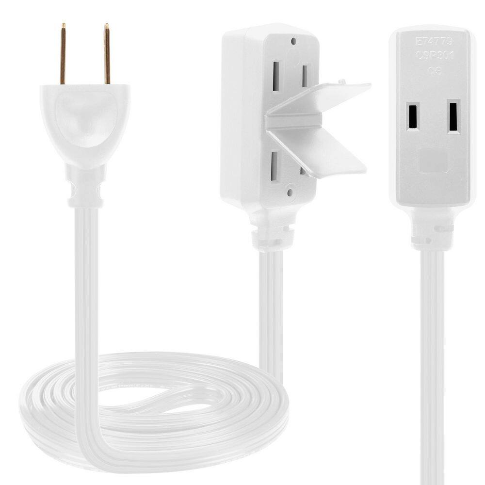 3 ft. 16 / 2 Light Duty Indoor Extension Cord with Cover 3-Outlet 13 Amps White price history on PriceWatchPro