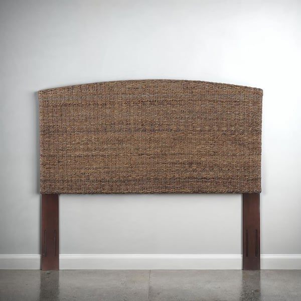 Clifton Natural Banana Leaf Queen Panel Headboard