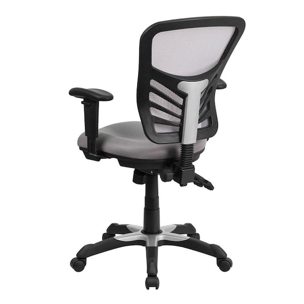 Mid-Back Swivel Ergonomic Office Chair with Adjustable Arms Mesh