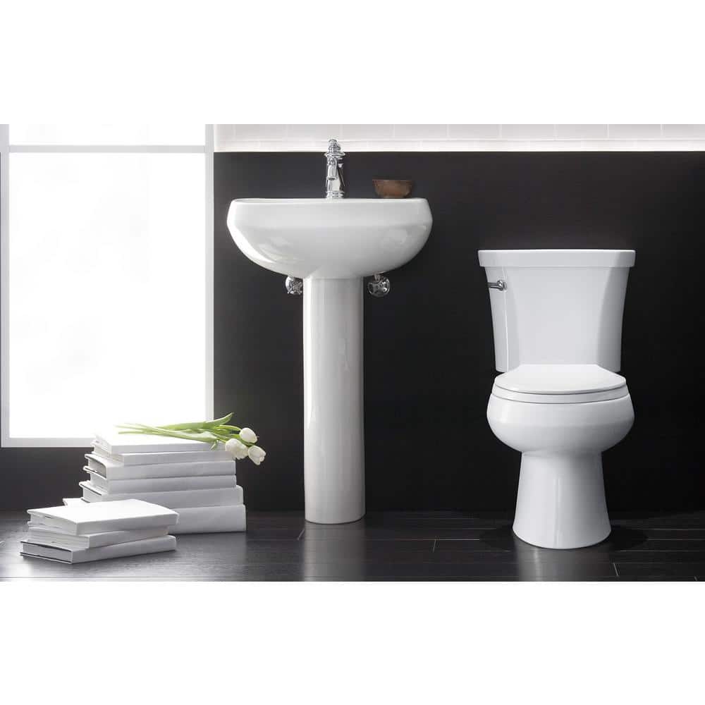 KOHLER Wellworth Elongated Toilet Bowl Only in White K-4198-0
