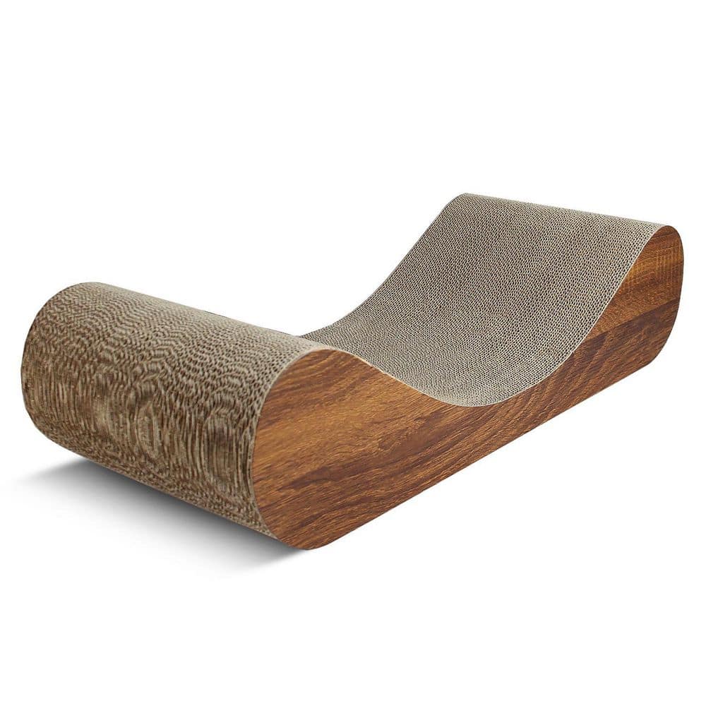 Wood Cat Scratcher Cardboard Lounge Bed price history on PriceWatchPro