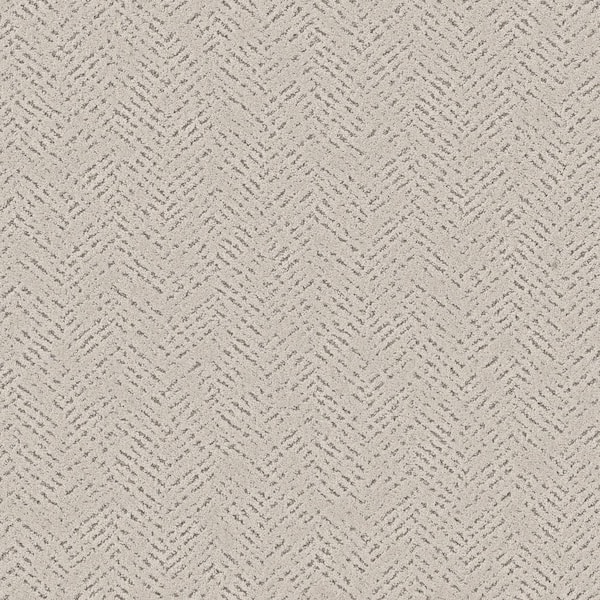 Lifeproof Fairhaven Color Sandhill Beige - 42 oz. SD Polyester Pattern Installed Carpet