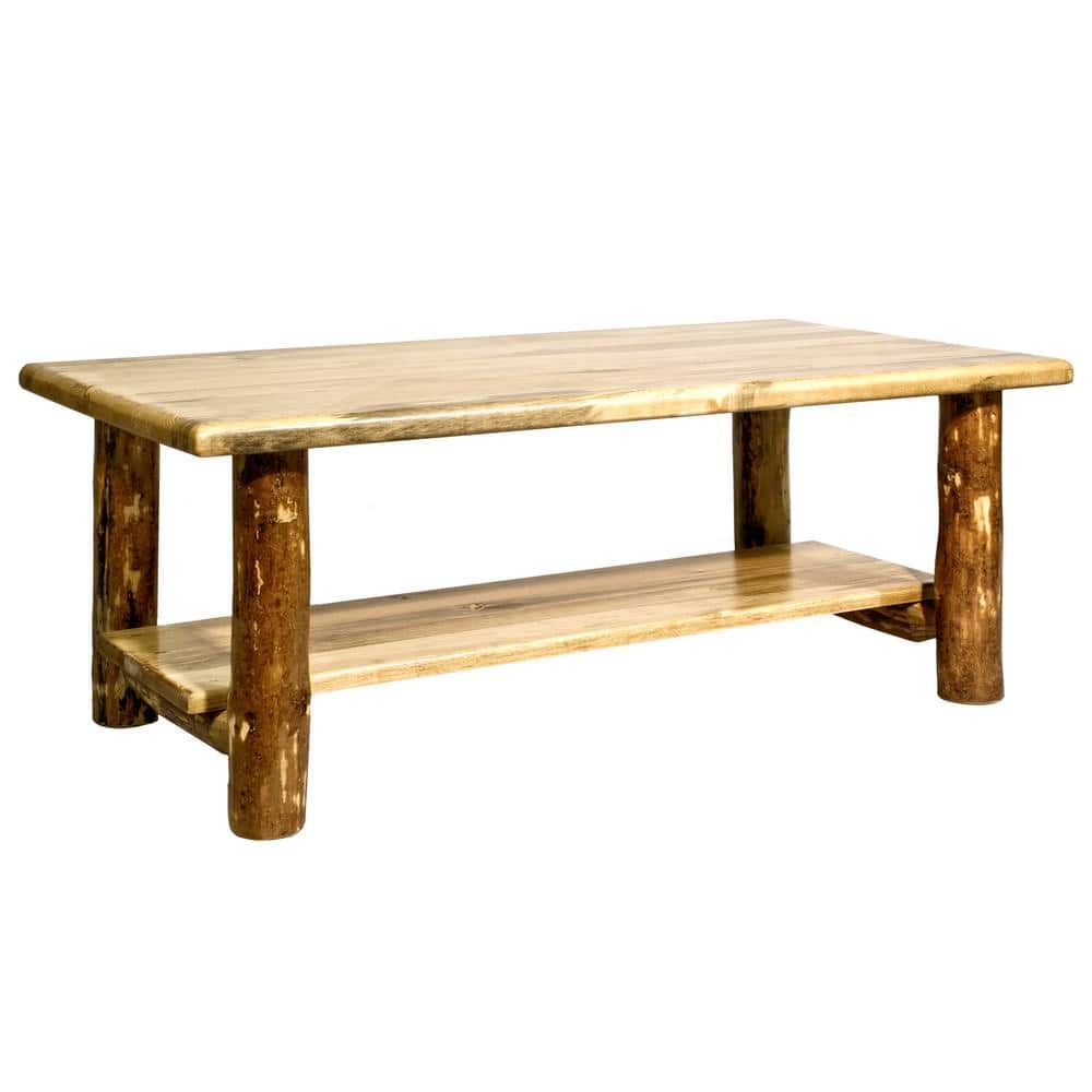 Puritan Pine Rectangular Coffee Table with Underneath Storage