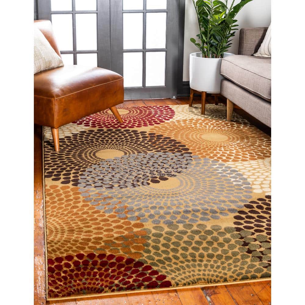 Handmade Braided Abstract Gray Synthetic 5' x 8' Indoor Rug