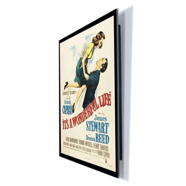 Trademark Fine Art 18 in. x 24 in. "It's a Wonderful Life" by Vintage Apple Collection Printed Acrylix Wall Art