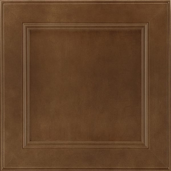American Woodmark MacArthur 11 9/16-in. W x 3/4-in. D x 11 1/2-in. H in Maple Truffle Cabinet Door Sample