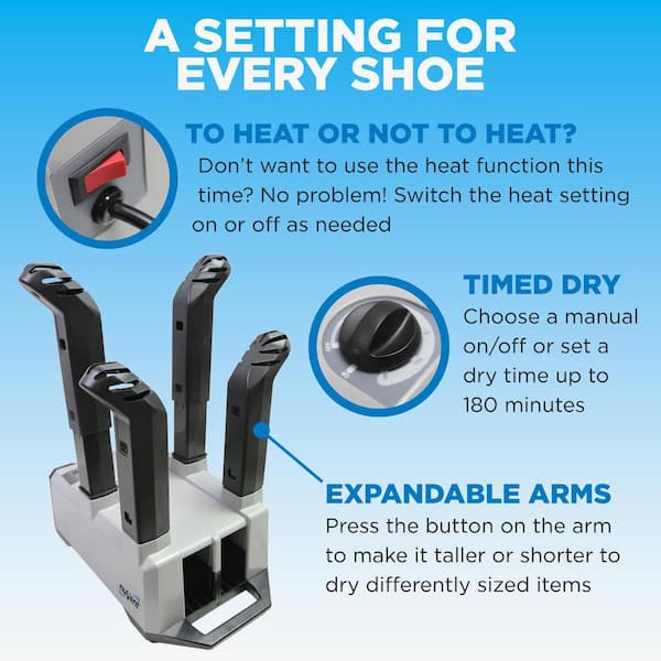 Boot Dryer Shoe Dryer, Glove Dryer & Boot Warmer (Smart Panel)