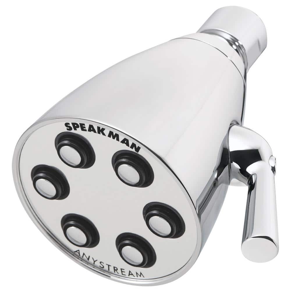 Polished Chrome Adjustable Multi-Function Shower Head
