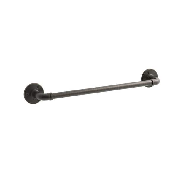 KOHLER Worth 18 in. Towel Bar in Oil-Rubbed Bronze K-R24792-2BZ - The ...