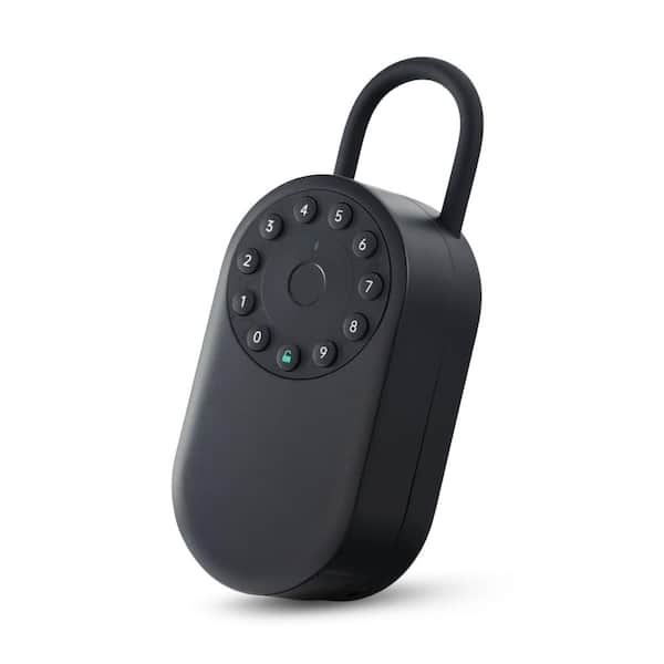 Smart Key Lockbox, Fingerprint, PIN, Bluetooth Dual install: Shackle or Wall Mount