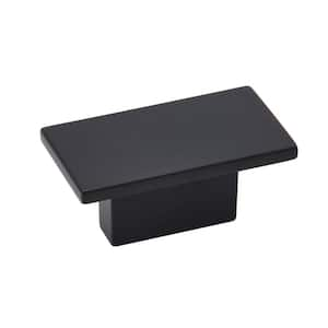 Prominence 1-9/16 in. Classic Matte Black Rectangle Cabinet Knob