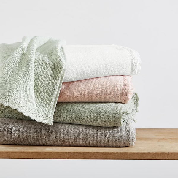 Sand Supima Cotton Bath Towels (Pair)