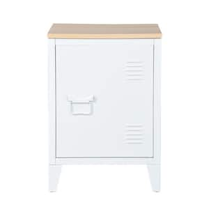 Metal Storage Cabinet White 1-Door