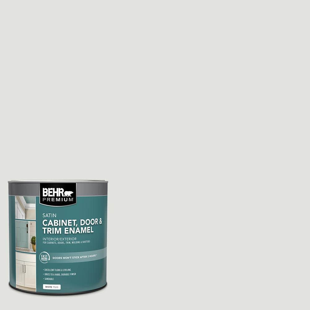 1 qt. #BL-W13 Silver Polish Satin Enamel Interior/Exterior Cabinet, Door & Trim Paint price history on PriceWatchPro