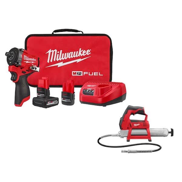 Milwaukee M12 FUEL 12V Li-Ion Brushless Cordless Stubby 1/2 in