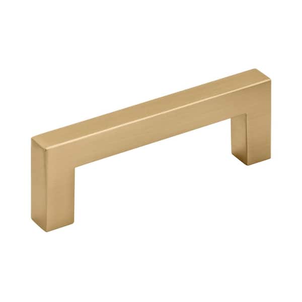 Amerock Monument 3 in. (76mm) Modern Champagne Bronze Bar Cabinet Pull