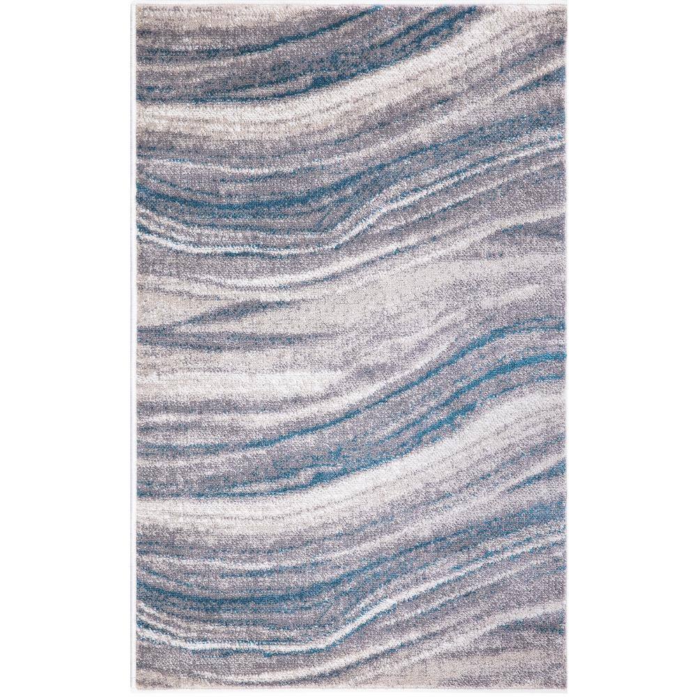 Concord Global Trading Jefferson Collection Marble Stripes Multi 3 ft ...