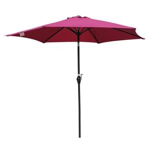 TIco Umbrella Diameter in Whole Feet Followed By 9 ft. Market Patio Umbrella in Burgundy