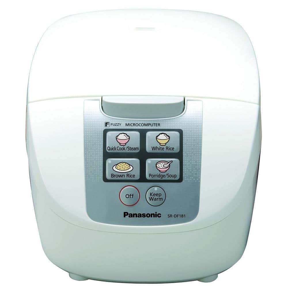 Panasonic White Electric Multi-Cooker Rice Cooker SR-CN108 - The Home Depot
