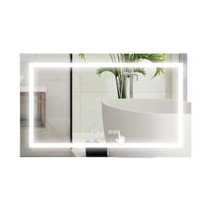 40 in. W x 24 in. H Rectangle BathroomVanity Mirror with light, Vanity Wall Mirror