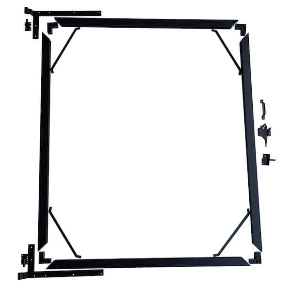CREATIVE SURFACES 5 ft. x 6 ft. Aluminum Composite Fence Frame Kit Fence Gate