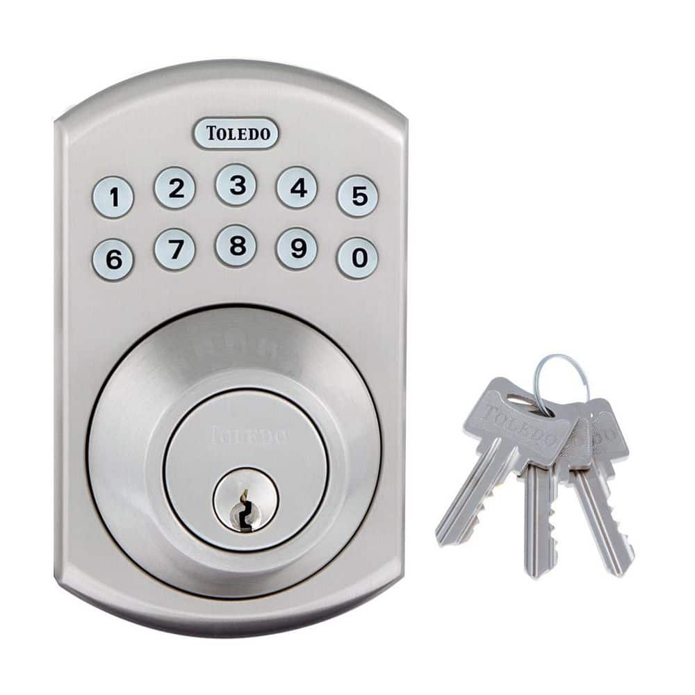 TOLEDO Electronic Stainless Steel Deadbolt