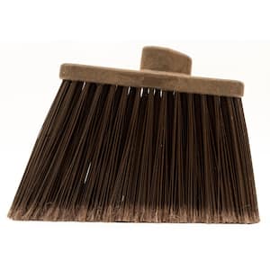 Sparta 12 in. Brown Polypropylene Flagged Upright Broom Head (12-Pack)