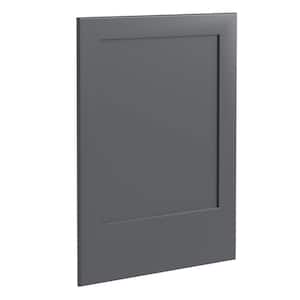 Newport Deep Onyx Plywood Shaker Assembled End Panel 24 in. W x 0.75 in. D x 34.5 in. H