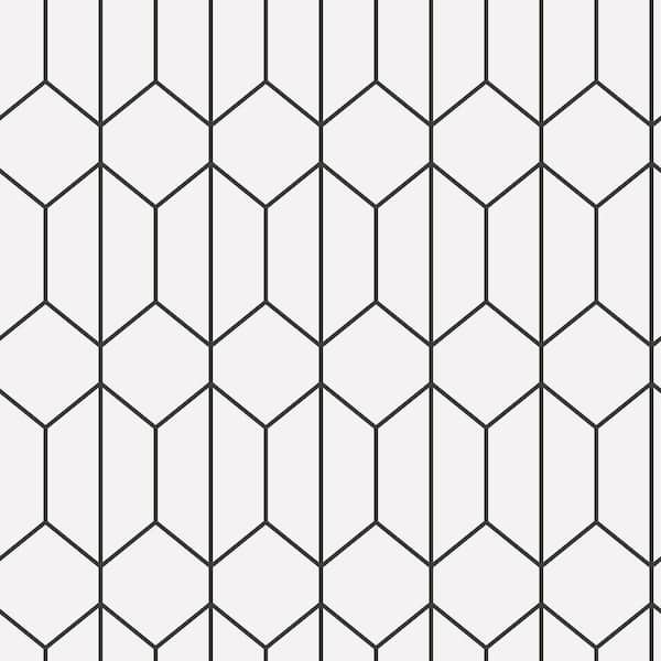 ARTISTICK Monno Linear Geometric Peel and Stick Non-Woven Wallpaper
