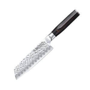 DAMASHIRO EMPEROR 5.5 in. Steel Full Tang Santoku Knife