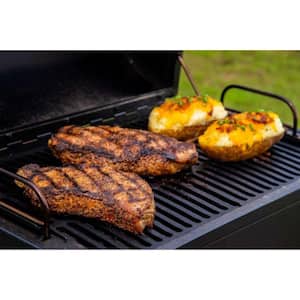 Rambler Portable Charcoal Grill in Black with 218 sq. in. Cooking Space