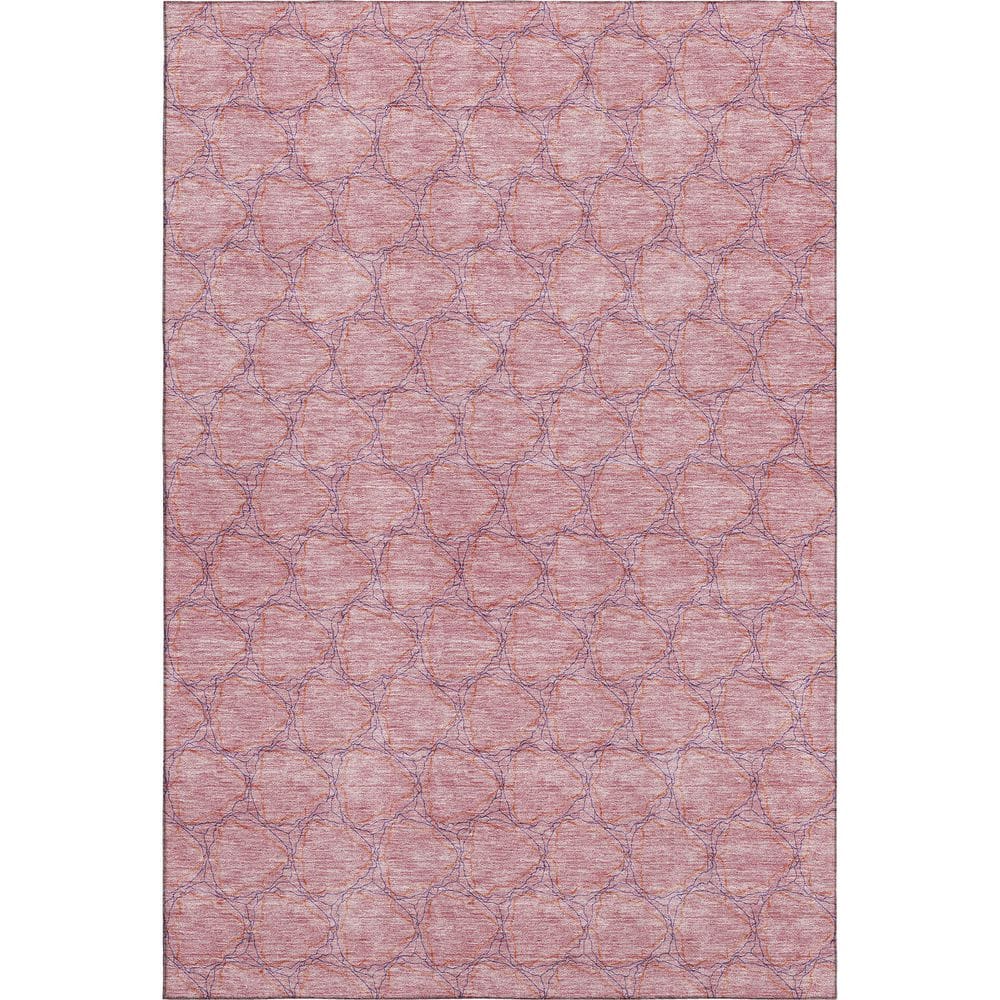 Addison Rugs Mayfield Premium Machine Washable Abstract AMF960 Pink 8 ...