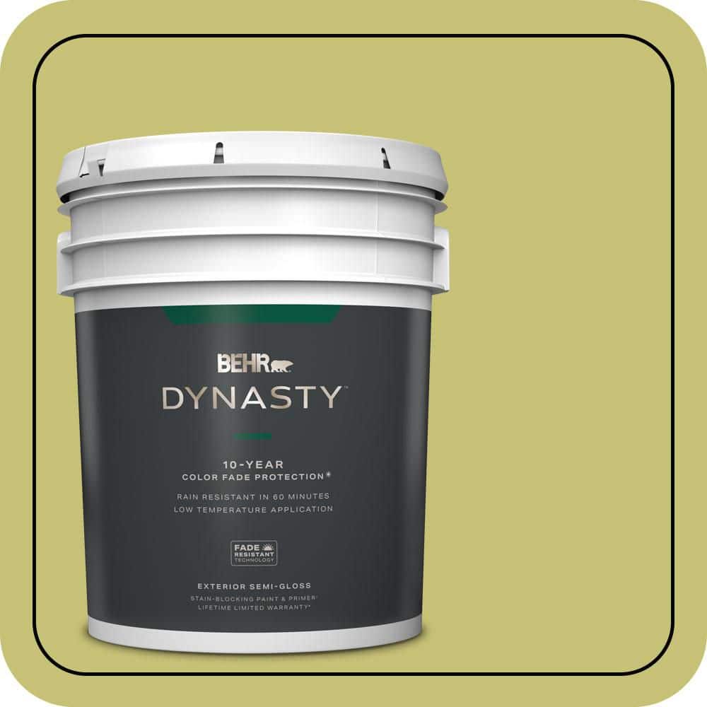 5 gal. #PPU9-07 Fresh Sprout Semi-Gloss Enamel Exterior Stain-Blocking Paint & Primer price history on PriceWatchPro
