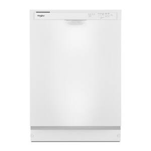 24 in. White Front Control Built-In Tall Tub Dishwasher 120 Volts