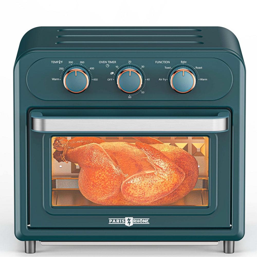 14. 8-qt. Green 5 in 1-Air Fryer Oven