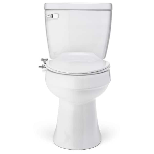 Side-Mounted All Metal Adjustable Spray Wand Ambient Temperature Non- Electric Bidet Attachment in Chrome