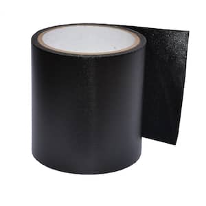 4 in. x 30 ft. Black Indoor/Outdoor Adhesive Glass Cloth Seam Tape Roll