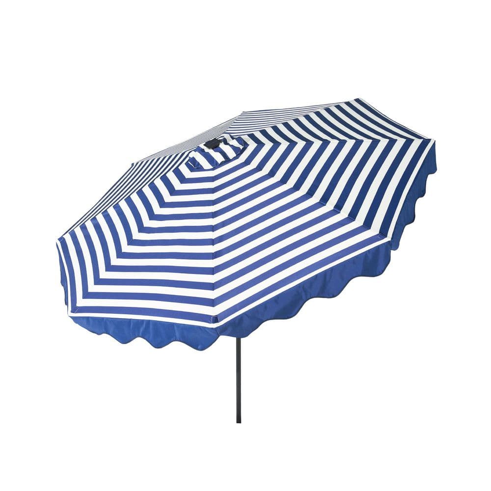 10 ft. Kibo Market Outdoor Patio Umbrella in Dark Blue with Crank Lift System and UV-Resistant Fabric (Without Base) price history on PriceWatchPro