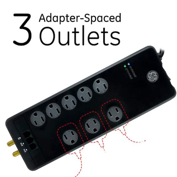 Power Gear Advanced Surge Protector 8 Protected Outlets 7 Ft extra long 