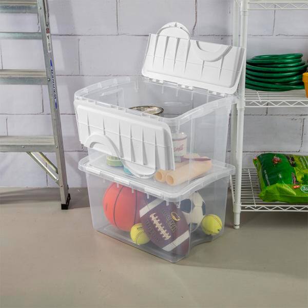 Best Buy: Sterilite Hinged Plastic Storage Container (6 Pack) 6 x 19148006