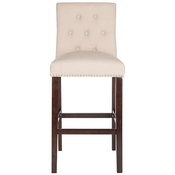 Norah 31.5 in. Beige Bar Stool in (Set of 2)
