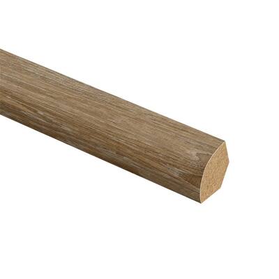 Woodacres Oak/Deerbrook Trail 5/8 in. Thick x 3/4 in. Wide x 94 in. Length Vinyl Overlay Quarter Round Molding