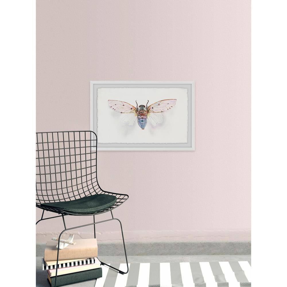 24 in. H x 36 in. W "White Wingspan" by Marmont Hill Art Collective